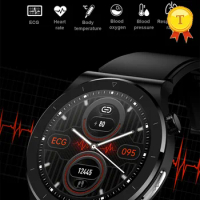 Best selling korea language Bluetooth Smartwatch body Temperature Measuring Blood Pressure phone watch Waterproof Smart Watch