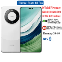 New Huawei Mate 60 Pro Cell phone 6.82" 12GB RAM 512GB ROM 5000mAh 88W SuperCharge 50MP Rear Three Cameras Hongmeng OS 4.0 NFC