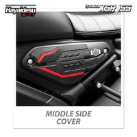 Hayaidesu XSR 155 Body Protector Middle Side Cover MERAH