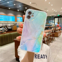 Watercolor Case For Samsung Galaxy M32 4G M22 M30S M21 M31 M31S M21S M51 M02 M02S M11 M40 5G Marble Texture Pattern Back Cover