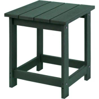LZRS Double Adirondack Side Table, Outdoor Side Tables, End Tables for Patio, Backyard,Pool, Indoor Companion, Easy Maintenance