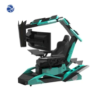Yun Yi Deluxe Computer Esport Recliner Zero Gravity Titling Support 1 -3 Monitors Bumblebee Cool Chair Lw-r1 Gaming Cockpit
