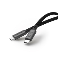 Momax Elite  100W PD USB-C USB3.2 20Gbps 編織充電傳輸線 (2m) - 黑色