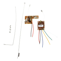 บอร์ดเครื่องส่งและรับสัญญาณระยะไกล, HENGy, 4CH, 40MHZ, พร้อมเสาอากาศ, สำหรับ DIY RC รถและหุ่นยนต์