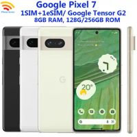 Google Pixel 7 5G 128GB 256GB ROM 6.3" AMOLED 8GB RAM NFC Google Tensor G2 Octa Core Unlocked Android Pixel7 Original Cell Phone