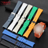 Rubber Watchband for blancpain X Swatch Five Oceans Rubber Diving Waterproof watch Strap 22mm mens watches band with screw tool
