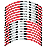 16Pcs 17"18" Strips Motorcycle Wheel Stickers Car Reflective Rim Tape Motorbike Bicycle Auto Decals Universal for Honda