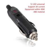 12V 24V Car Cigarette Lighter Socket Splitter Plug Connector Power Adapter On Off Switch Universal Charger Power Adapter