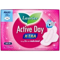 Laurier Pembalut Activ Day X-Tra Maxi Wing Non Wings 22cm Isi 10 Pads All Variant NonWings Isi 10