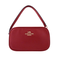 【COACH】JAMIE荔枝紋皮革手提包-紅色(買就送璀璨水晶觸控筆)