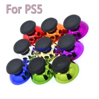 50PCS Controller Thumb Sticks Analog Grip Buttons For PlayStation 5 Accessories Replacement Electroplate Joystick Caps for PS5