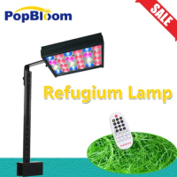 PopBloom-Timer Refugium LED Aquarium Lamp,Aquarium LED Lighting for Seaweed Filter, Refuge Algae,Aquarium Light,30W