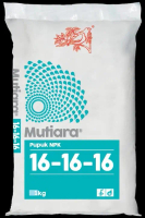 Pupuk NPK Mutiara 16-16-16 1 Kg, Kemasan Asli Pabrik Meroke