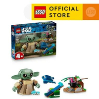 LEGO Star Wars 75443 Grogu's Homestead (107 Pieces), Building Block, Toys, Bricks