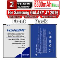HSABAT 100% New 5300mAh EB-BJ700BBC Battery for Samsung GALAXY J7009 J7008 J700F SM-J7008 J7000 J700 ON7 G6000 J7 2015