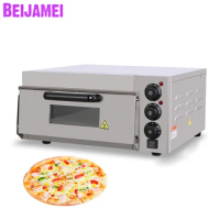 BEIJAMEI Single Layer Pizza Oven 2KW Commercial Kitchen Baking Oven Machine Bread Toaster Electric Pizza Cake Maker