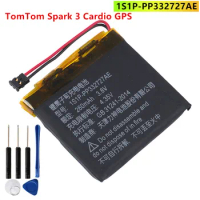 TomTom spark cardio＋music 1S1P-PP332727AE Battery For TomTom Spark 3 Cardio GPS Watch Acumulator 2-wire Plug 260mAh Battery