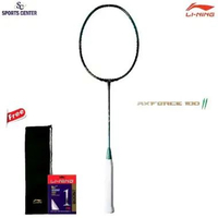 New Raket Badminton Lining AX Force 100 II / Axforce 100 II Storm Green 4U