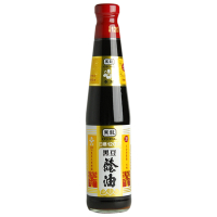 (任選)黑龍 春蘭黑豆蔭油-清油(400ml)