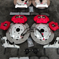 Upgrade Brake System Front GT6 Rear GT4 Big Brake Caliper Electric Handbrake Drilled Disc Kits for Honda Accord 8 civic 8 10
