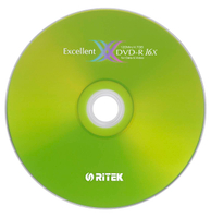 EF【RiTEK錸德】 16X DVD-R 裸裝 4.7GB X版 50片/組