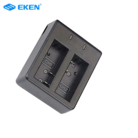 Newest Original EKEN charger Dual Charger for Eken h9 h8 h3 and SJCAM SJ4000 SJ5000 SJ6000 ect.