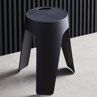 園凳子 換鞋凳 腳圓凳 塑料凳子加厚成人家用餐桌高方板凳現代簡約時尚創意北歐椅子圓凳『ZW0468』