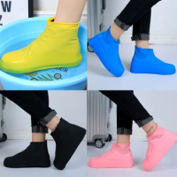 Silicone Shoes Cover Rain Waterproof Men Women Shoes Protectors Rain Boots Non-Slip Durable Rainy Shoe Cover Water proof shoes