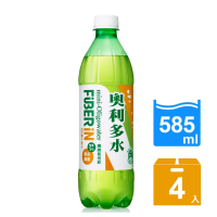 【金車/伯朗】奧利多水Fiber in纖維氣泡飲585mlx4入/組