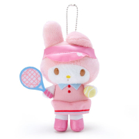 小禮堂 美樂蒂 絨毛玩偶娃娃吊飾《粉藍》掛飾.鑰匙圈.東京奧運系列
