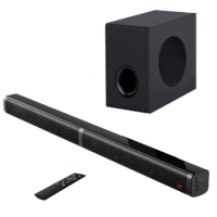 Samtronic bt Sound Bar with Subwoofer 2.1CH wireless Detachable Soundbar with Subwoofer Home Theatre System for TV
