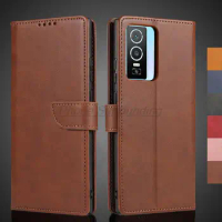Vivo Y76 5G Case Wallet Flip Cover Leather Case for Vivo Y76 5G 6.58" Pu Leather Phone Bags protective Holster Fundas Coque