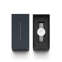 帝安諾-實體店面 Daniel Wellington DW 米蘭 銀錶帶 白面 手錶 36MM DW0010306【APP下單享4%點數】