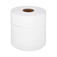 กระดาษทิชชูม้วนใหญ่ ยาว 300 เมตร  รุ่น KS-03718-3 2PLY (แพ็ก 3 ม้วน) สีขาว