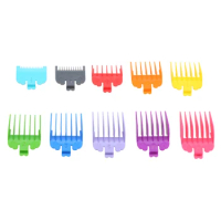 10PCS Hair Clipper Guide Comb for Wahl Hair Clippers Limit Combs Set Hair Trimmer Standard Guards Attach Parts Accessories