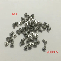 200PCS Stainless steel hex socket screws M3*4/5/6/8/10/12/14/16/18/20/22/25-50 mm Round head bolts mushroom head bolt