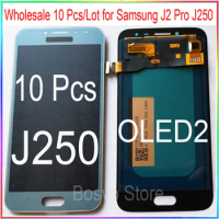 Wholesale 10 Pieces/Lot for samsung J2 Pro J250 LCD Screen Display with Touch Digitizer Assembly