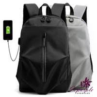 iSPurple 極簡線型 輕巧減壓充電筆電後背包 2色可選