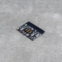 Dompet CHRISTIAN DIOR MONTAIGNE 30 FREESIA OBLIQUE BEIGE CARD HOLDER 100% ORIGINAL SIZE 10X8CM