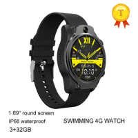 2020 3GB 32GB swimming ip68 Smart Watch For Men 1.69" Camera Face ID 4G Android Smartwatch Phone GPS wrist watch For Android IOS