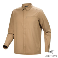 【ARCTERYX 始祖鳥】男款 Skyline 抗UV防皺快乾長袖襯衫.彈性排汗上衣_X000007410-30780 帆布棕II