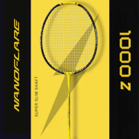 Yonex Badminton Racket yy Ultra-light Carbon Fiber Flash NANOFLARE 1000Z Yellow Speed Type Increased