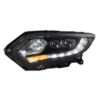 For Honda 15-18 Vezel headlight assembly modification with high-end LED daytime running lights and low-rise LED headlights