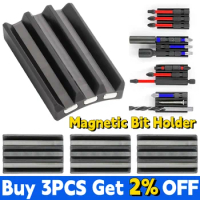 Magnetic Bit Holder Drill Bit Holder Organizer Magnet Drill Bit Stand for Milwaukee Impact Drivers Drills Power Tool Accessories