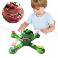 Bone Throwing Feeding Game Toys Set Montessori Toys Dinosaur Adventure Toys Board Games Feeding Puzzle Game Toys for Family Time