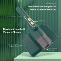 Dorahomi DoraHomi Electric Cordless UV Dust Mite Vacum Cleaner Dust Bed Sofa Instrument Penyedot Debu Mini Anti Mites Remover