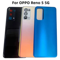 For OPPO Reno 5 5G Battery back cover with Camera Lens Replacement Part