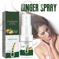 Hair Growth Spray Dense-Hair Strengthening Hair Loss Prevention Repair Nourishing Liquid Hair Growth Products Ginger Hair spray