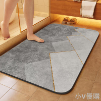 硅藻泥軟墊吸水墊硅藻土防滑耐臟浴室腳墊衛生間門口地墊衛浴地毯