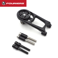 Fouriers HA-S024 Bicycle Computer Out Front Mount Holder for 2021 GIANT TCR SL/SLR Bike Stem Compatible Garmin Bryton MIO GoPro